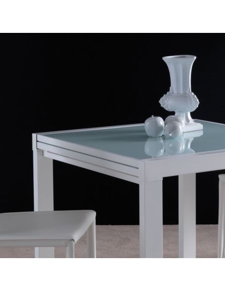 Tavolo quadrato o rettangolare allungabile design moderno Conrado Tavolo quadrato o rettangolare allungabile design moderno Conrado