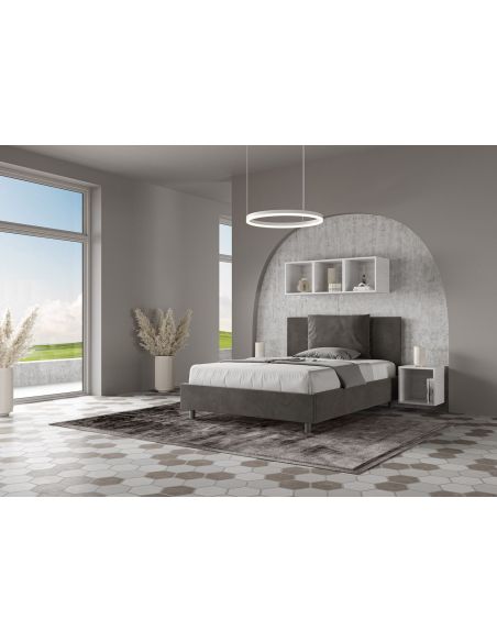 Letto alla francese con contenitore Brignoles