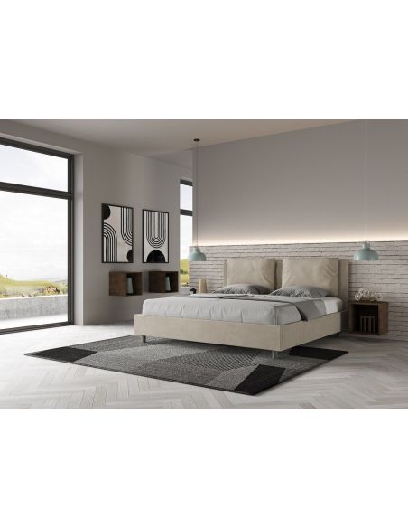 Letto matrimoniale king size con contenitore Brignoles