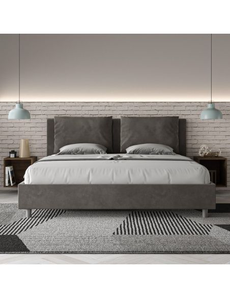 Letto matrimoniale king size con contenitore Brignoles