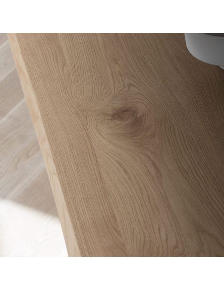 Tavolo da pranzo fisso con piano in legno Holger Oak