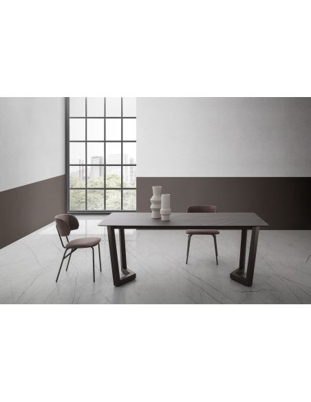 Tavolo allungabile design moderno Holger Gray Pulpis