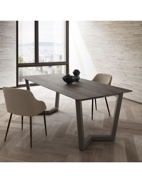 Tavolo da pranzo fisso Holger Old Wood