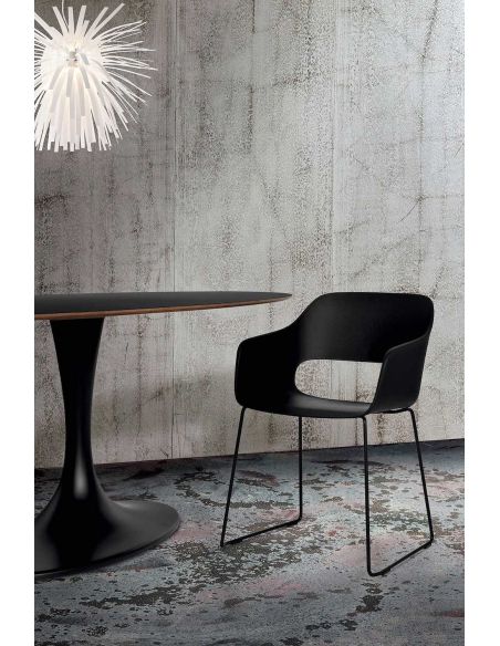 Tavolo fisso ovale con gamba centrale Avalon Ingo Tavolo fisso ovale con gamba centrale Avalon Ingo