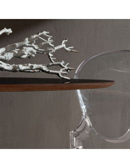 Tavolo fisso ovale con gamba centrale Avalon Ingo Tavolo fisso ovale con gamba centrale Avalon Ingo