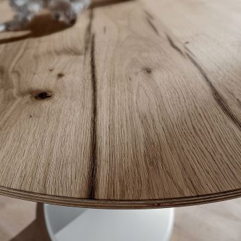 Tavolo fisso ovale con piano in legno Avalon Wood 2