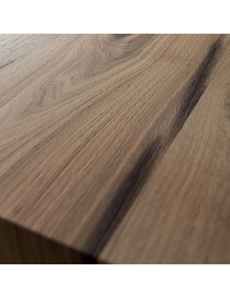 Tavolo da pranzo fisso con piano in legno Palmer Wood Tavolo da pranzo fisso con piano in legno Palmer Wood