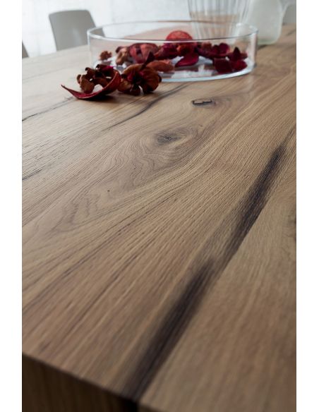 Tavolo da pranzo fisso con piano in legno Palmer Wood Tavolo da pranzo fisso con piano in legno Palmer Wood