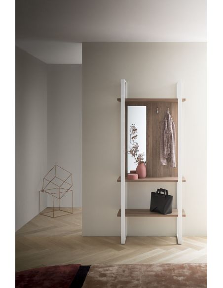 Mini guardaroba da ingresso in metallo in legno Lilac