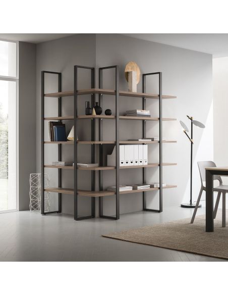 Libreria angolare design moderno Lilac Cricket