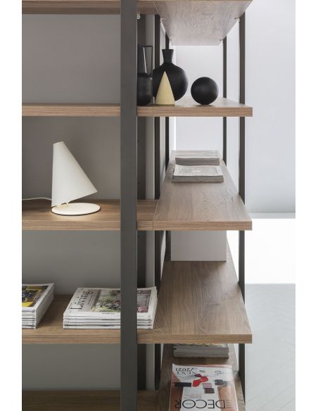 Libreria angolare design moderno Lilac Cricket