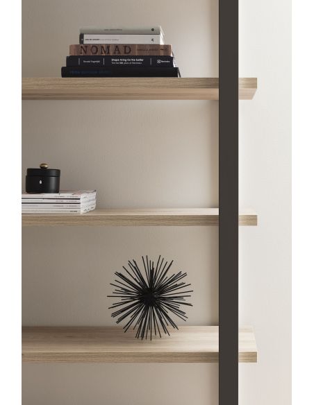 Coppia librerie moderne in metallo e laminato Lilac Coppia librerie moderne in metallo e laminato Lilac