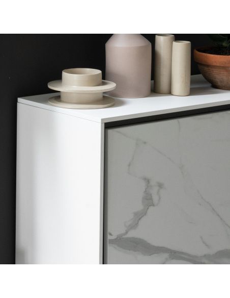 Tavolo consolle con sedie incorporate Newton3