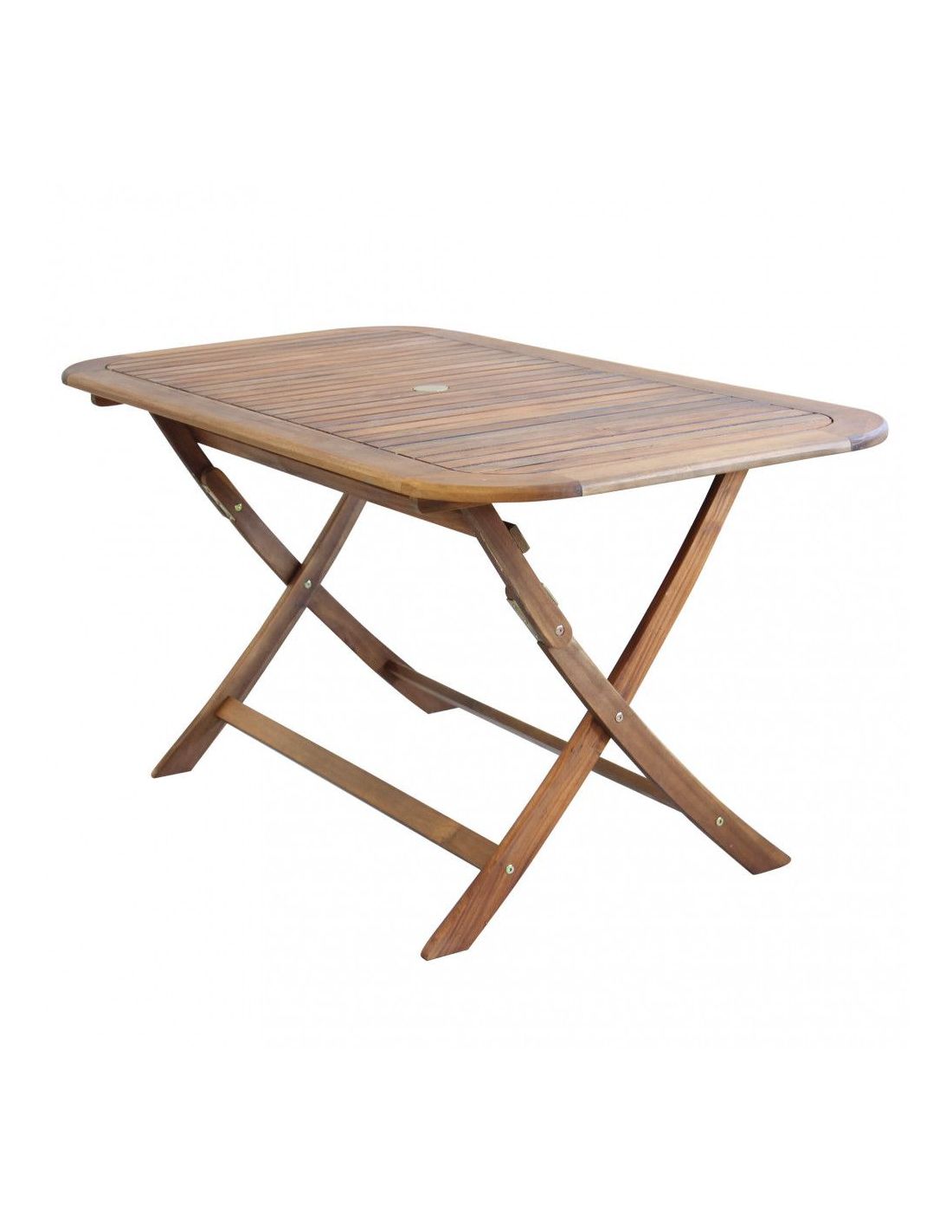 Tavolo da giardino pieghevole in legno di acacia Nantes A