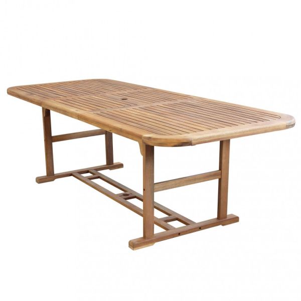 Tavolo da giardino allungabile in legno massello Nantes D