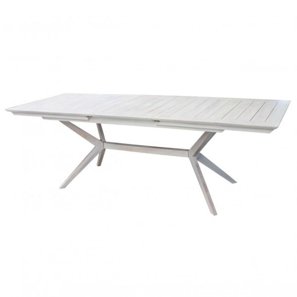 Tavolo da esterno allungabile Tolosa 150 Bianco