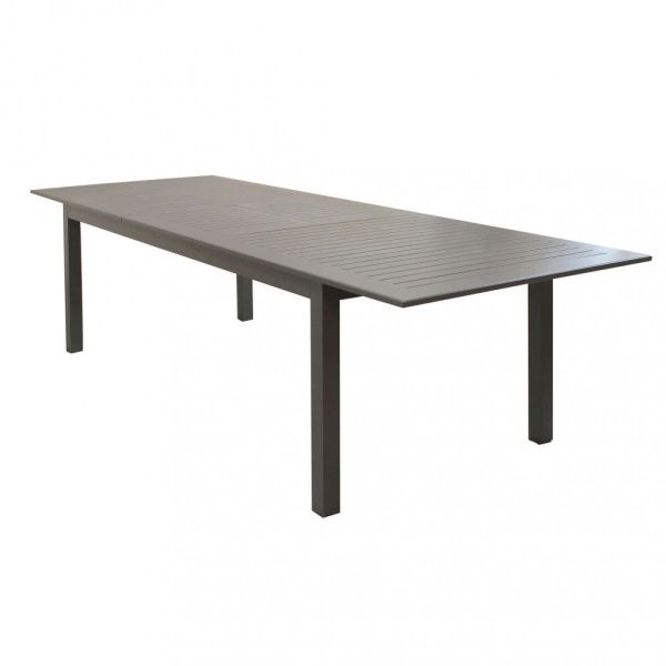 Tavolo da esterno allungabile in alluminio Lione 220 Taupe