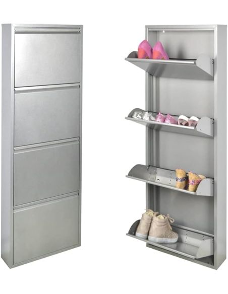 Scarpiera salvaspazio per interno o esterno Norman 4