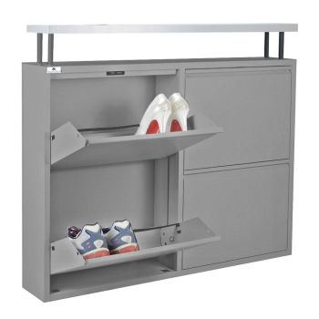 Scarpiera salvaspazio per interni o esterni Norman 6 2