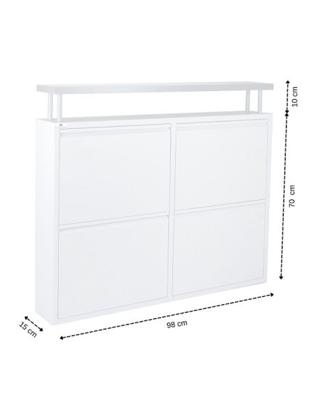 Scarpiera salvaspazio per interni o esterni Norman 6