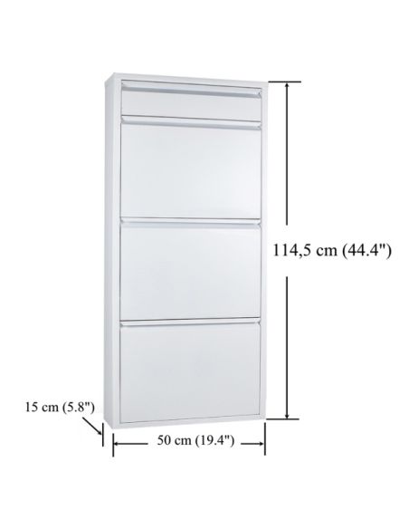 Scarpiera salvaspazio per interno o esterno Norman 7