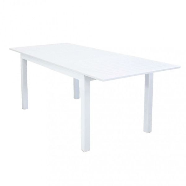Tavolo da giardino allungabile L150/210 x P90 Lione 150 Bianco