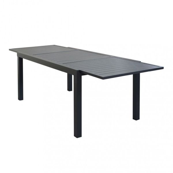 Tavolo da esterno allungabile in alluminio Metz 160 Antracite