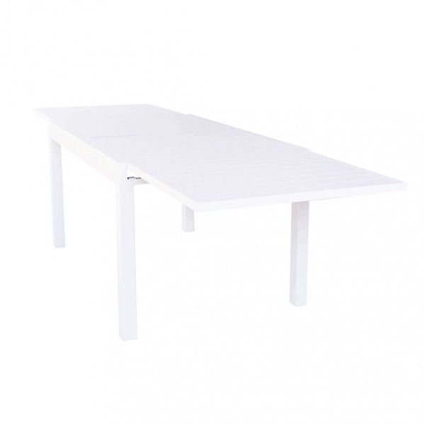 Tavolo da giardino quadrato allungabile Gand 135 Bianco