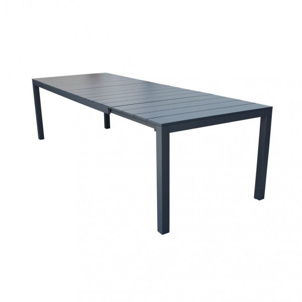 Tavolo da giardino allungabile in alluminio Orleans 200 Antracite
