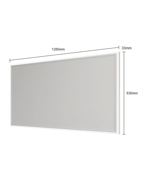 Pannello radiante ad infrarossi da soffitto con illuminazione Crystal Cielo