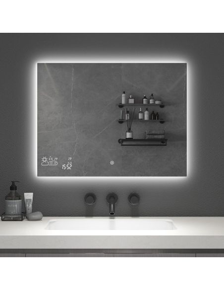 Specchio da parete radiante ad infrarossi Crystal