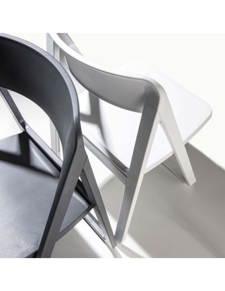 Set 4 sedie pieghevoli salvaspazio Dean