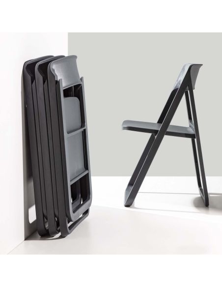 Set 4 sedie pieghevoli salvaspazio Dean