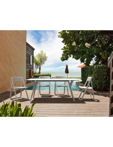 Set 4 sedie pieghevoli salvaspazio Dean