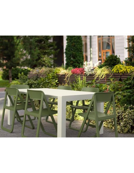 Set 4 sedie pieghevoli salvaspazio Dean