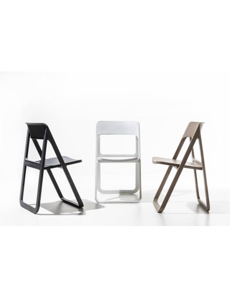 Set 4 sedie pieghevoli salvaspazio Dean