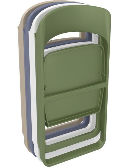 Set 4 sedie pieghevoli salvaspazio Dean