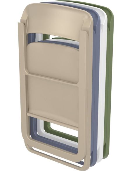 Set 4 sedie pieghevoli salvaspazio Dean