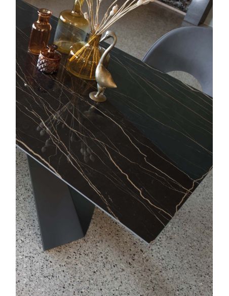 Tavolo da pranzo con piano in ceramica Kenton Rectangular