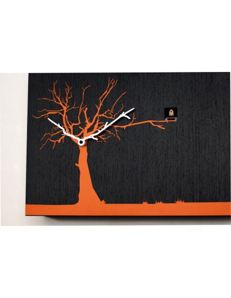 Orologio a cucu design in legno con sensore di luce Cucuruku Orologio a cucu design in legno con sensore di luce Cucuruku