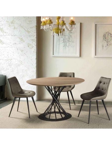 Tavolo rotondo design moderno Runder Lamina Tavolo rotondo design moderno Runder Lamina