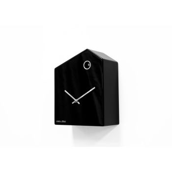 Orologio cucu design moderno in legno nero o bianco Cucu_chic 2