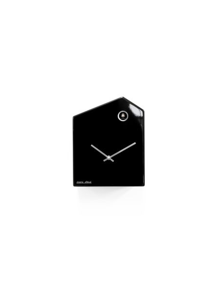Orologio cucu design moderno in legno nero o bianco Cucu_chic Orologio cucu design moderno in legno nero o bianco Cucu_chic