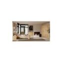 Letto alla francese Oregon in rovere oliato 140 x 200
