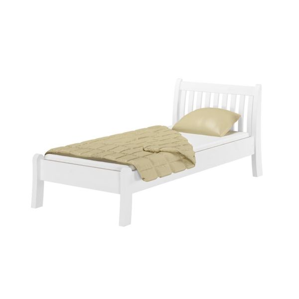 Letto singolo Alabama in legno massiccio 90 x 200 - pino bianco