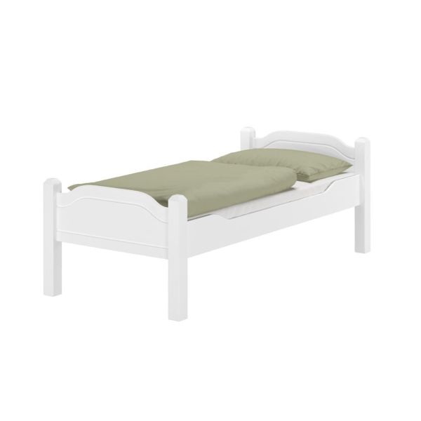 Letto singolo Arizona senior in legno massiccio 90 x 200 - pino bianco