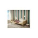 Letto singolo Nebraska in legno massiccio 90 x 200 - pino laccato