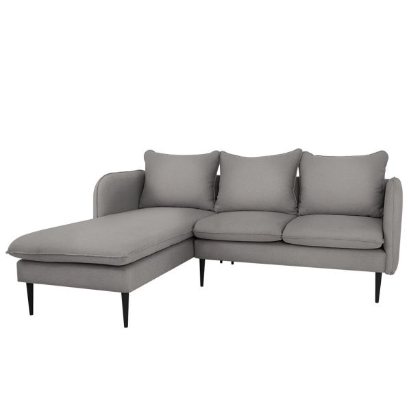 Divano angolare Stylish Black S grigio scuro