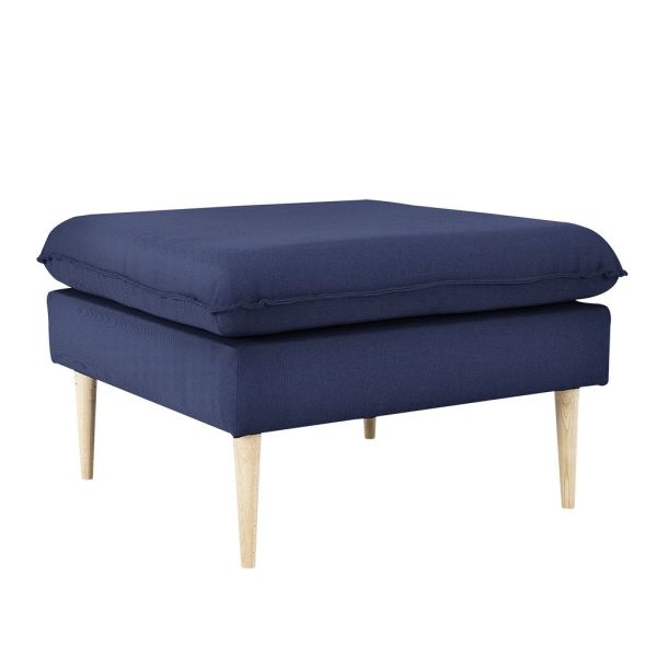 Pouf Stylish Wood blu