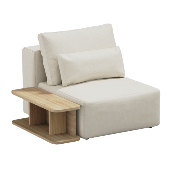 Modulo singolo Best Rest con tavolino - Beige